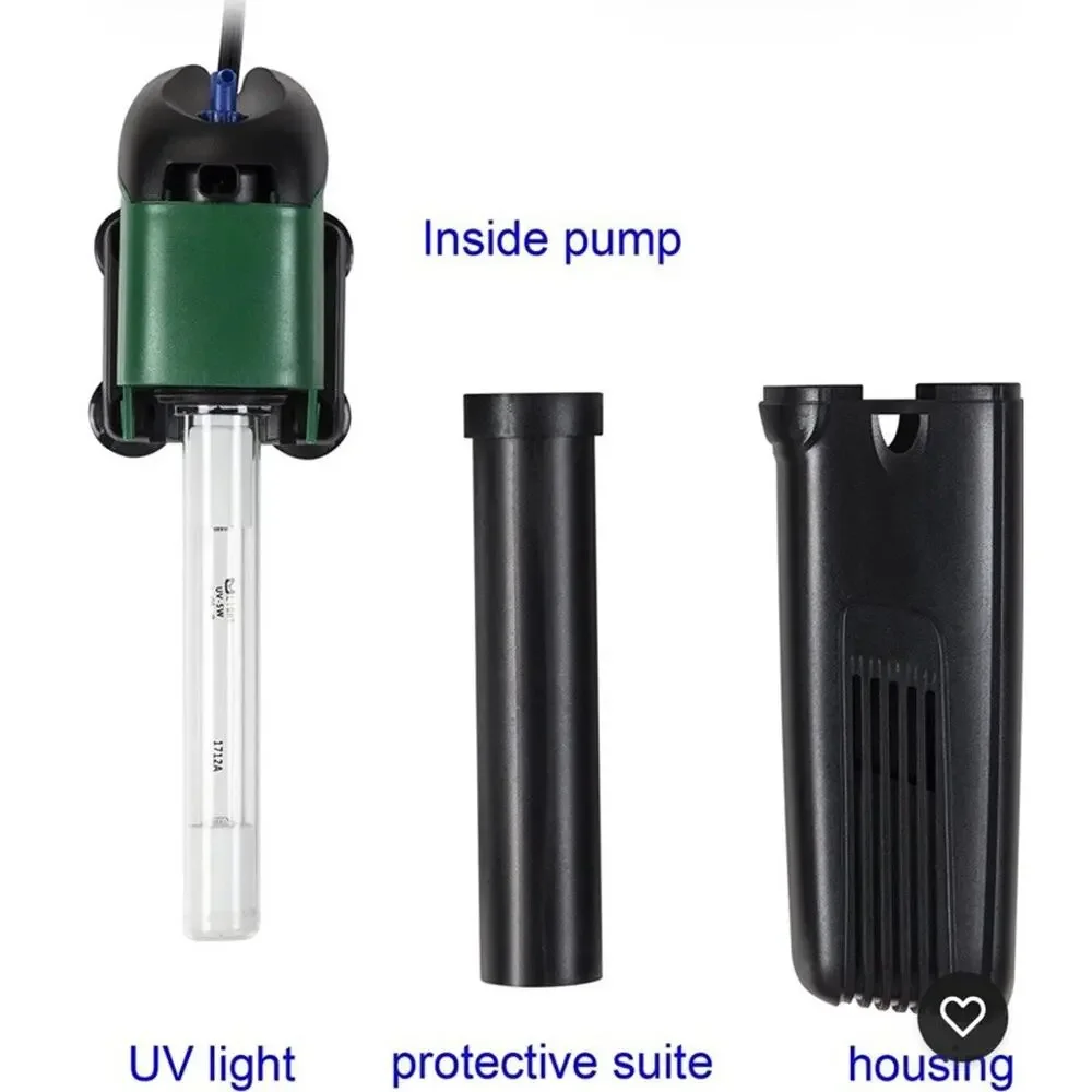 COODIA Internal Green Water Killer Filter Aquarium Tank‎ U-V Pump